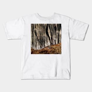 Tree bark and wood Kids T-Shirt